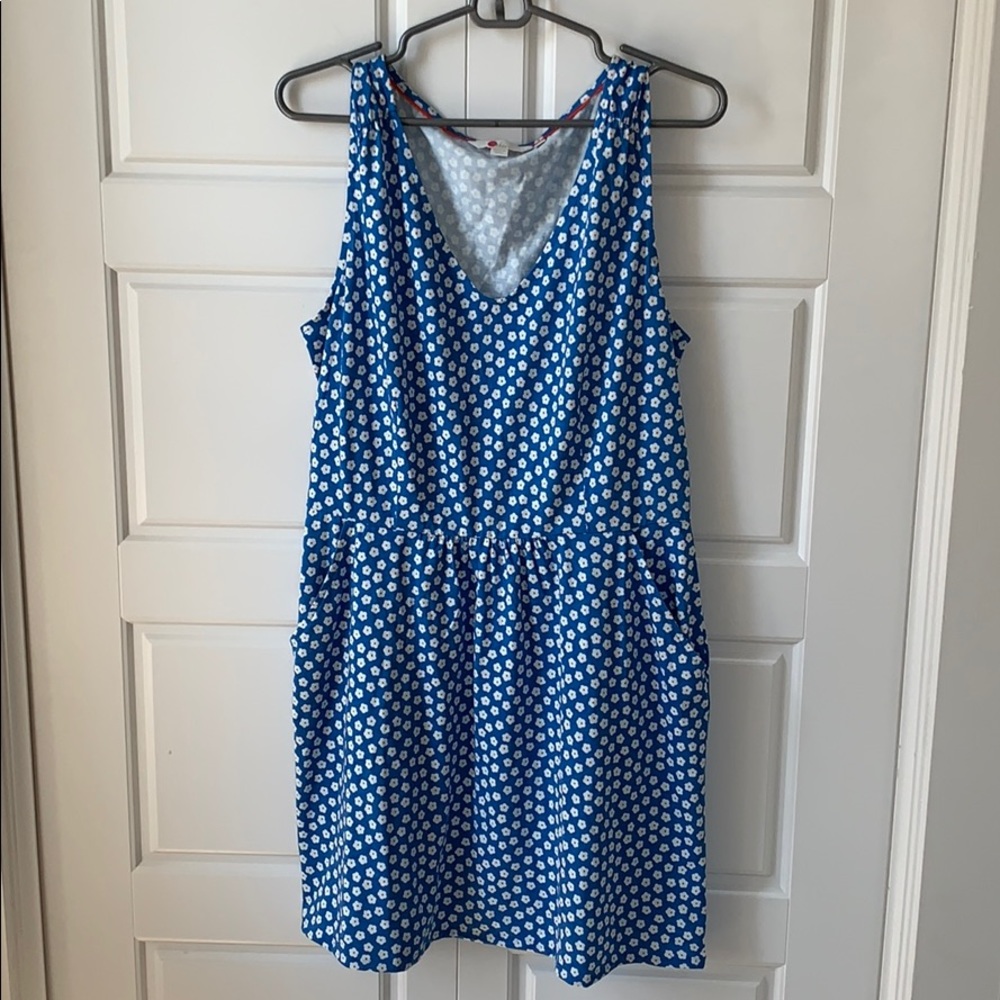 Daisy print mini dress